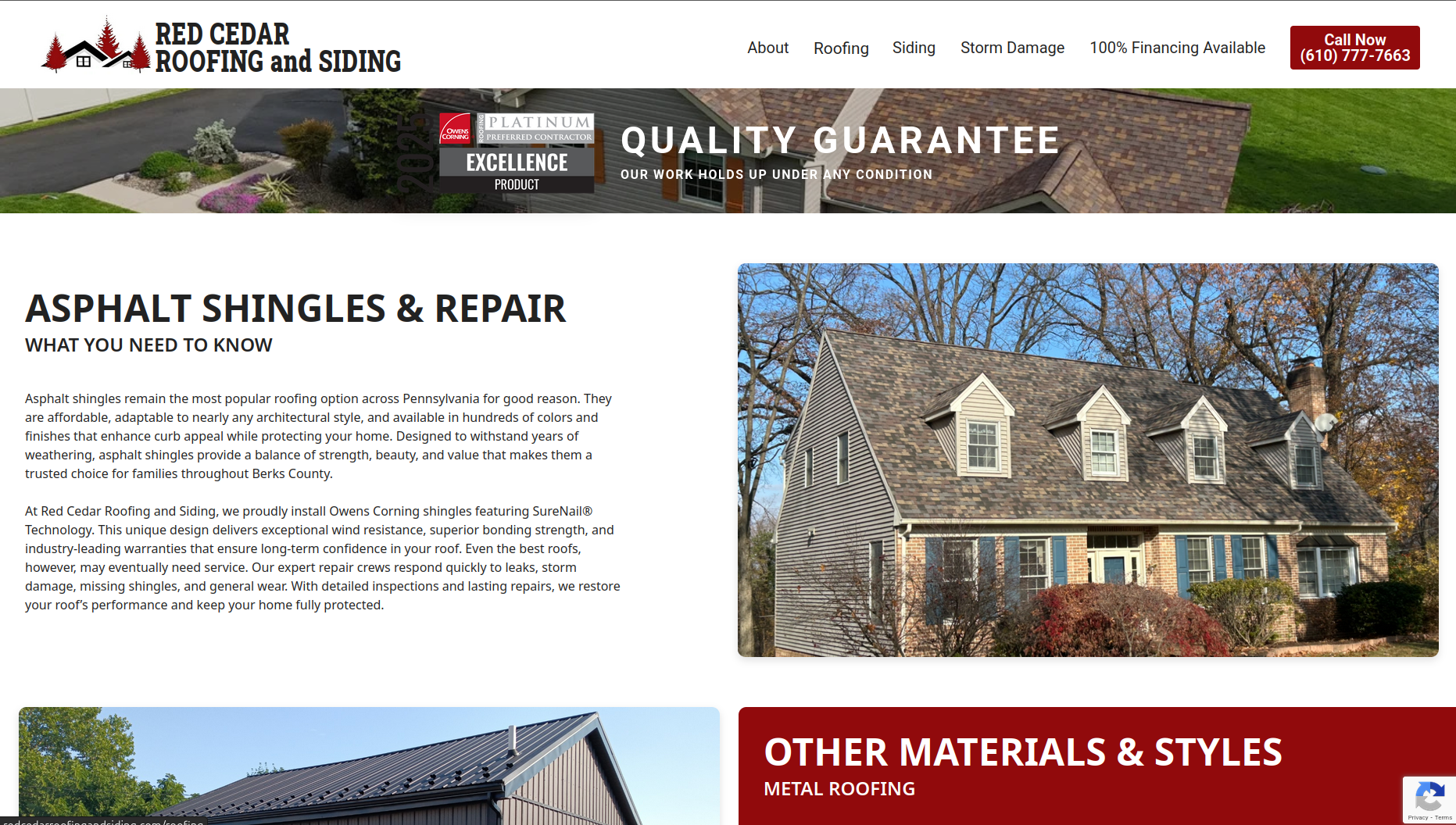 Red Cedar Roofing & Siding